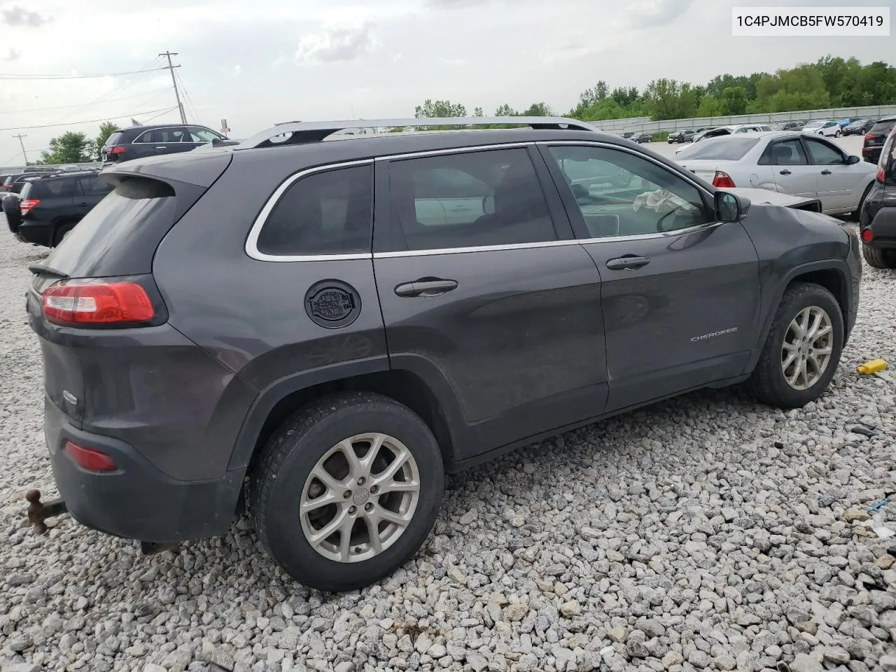 2015 Jeep Cherokee Latitude VIN: 1C4PJMCB5FW570419 Lot: 55214914