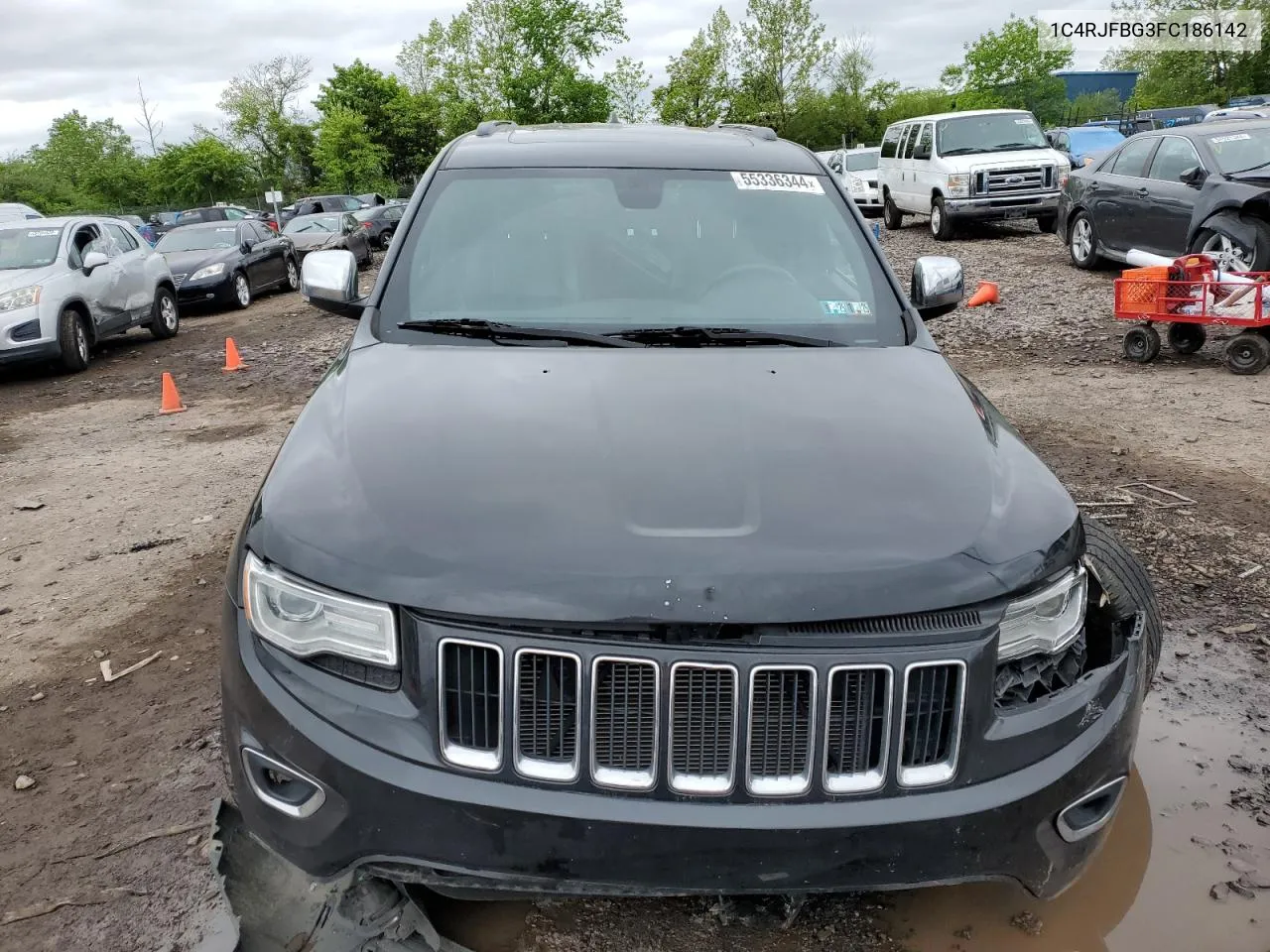 2015 Jeep Grand Cherokee Limited VIN: 1C4RJFBG3FC186142 Lot: 55336344