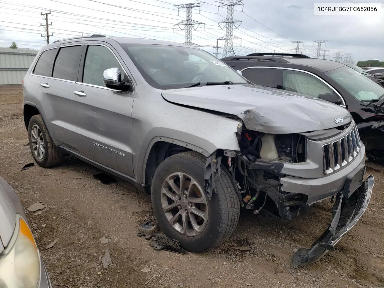 2015 Jeep Grand Cherokee Limited VIN: 1C4RJFBG7FC652056 Lot: 55453734