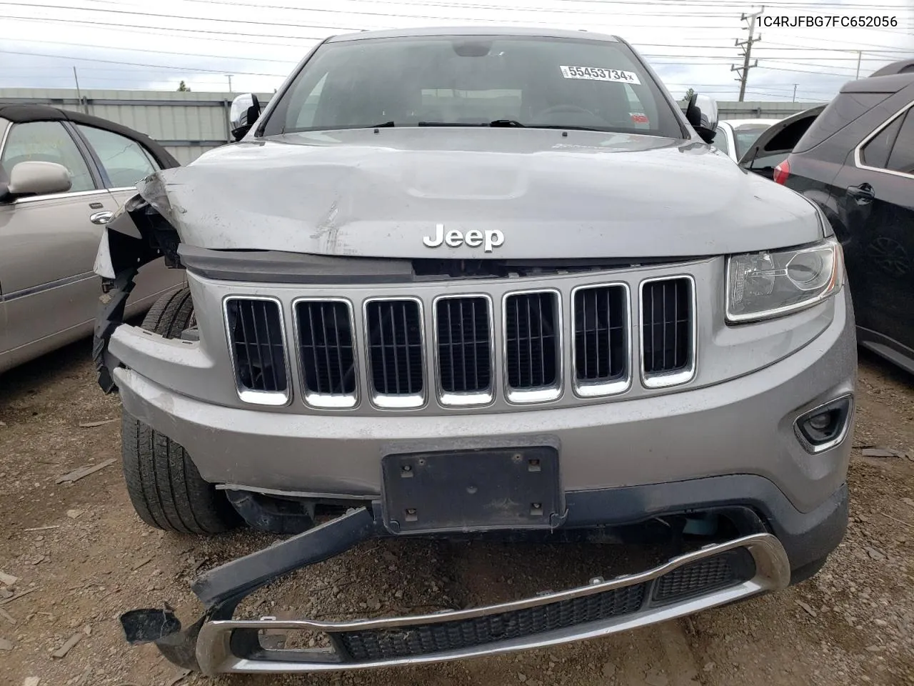 2015 Jeep Grand Cherokee Limited VIN: 1C4RJFBG7FC652056 Lot: 55453734