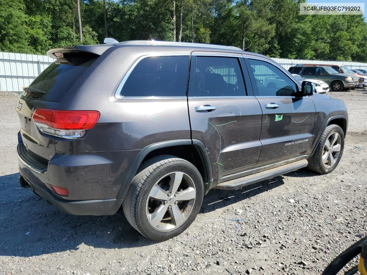 2015 Jeep Grand Cherokee Limited VIN: 1C4RJFBG3FC799202 Lot: 55926164