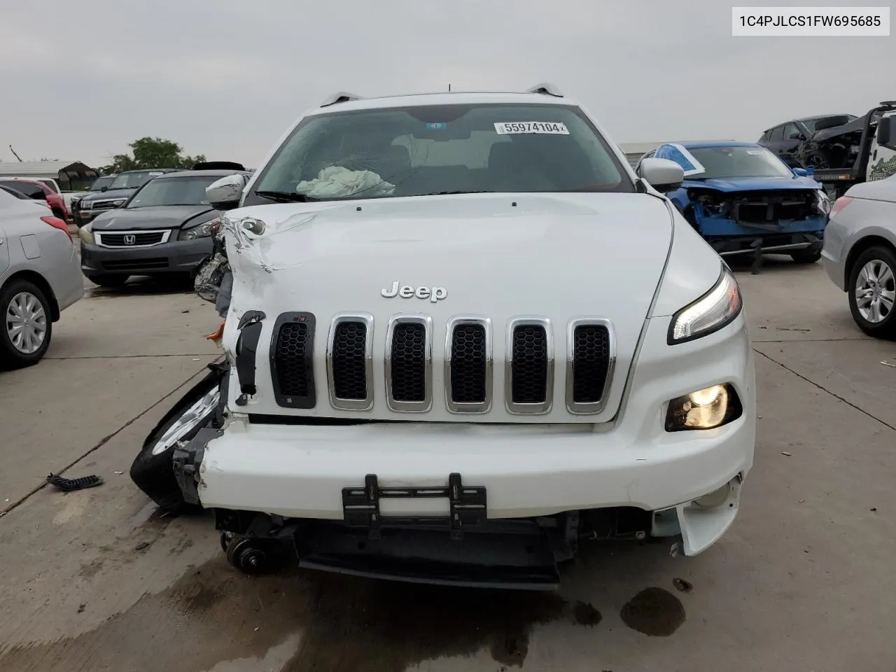 1C4PJLCS1FW695685 2015 Jeep Cherokee Latitude