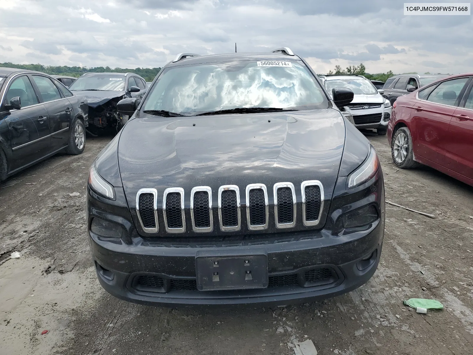 2015 Jeep Cherokee Latitude VIN: 1C4PJMCS9FW571668 Lot: 56005214