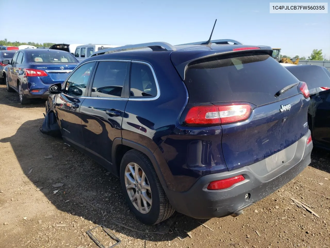 1C4PJLCB7FW560355 2015 Jeep Cherokee Latitude