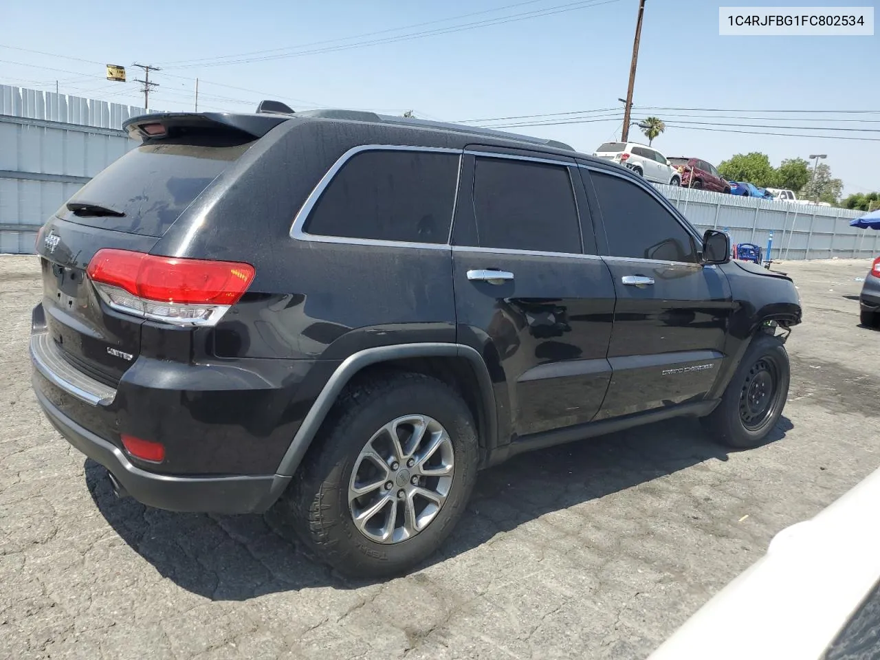 2015 Jeep Grand Cherokee Limited VIN: 1C4RJFBG1FC802534 Lot: 56477734