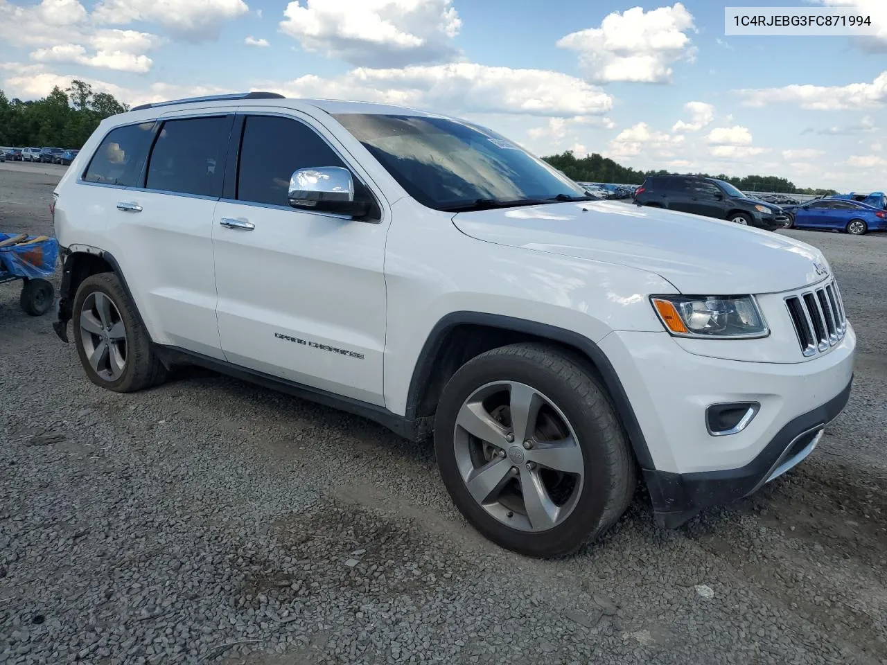 2015 Jeep Grand Cherokee Limited VIN: 1C4RJEBG3FC871994 Lot: 56493984