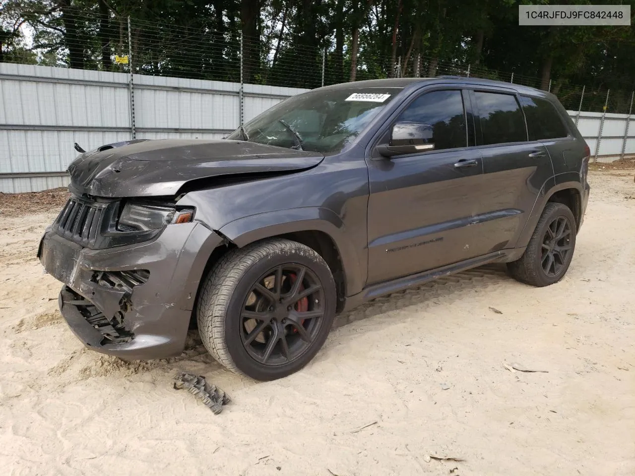 2015 Jeep Grand Cherokee Srt-8 VIN: 1C4RJFDJ9FC842448 Lot: 56956284