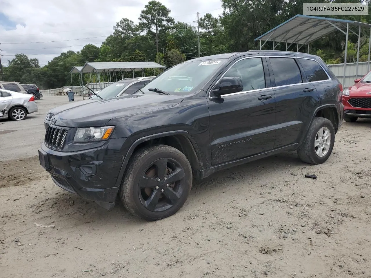 2015 Jeep Grand Cherokee Laredo VIN: 1C4RJFAG5FC227629 Lot: 57196614