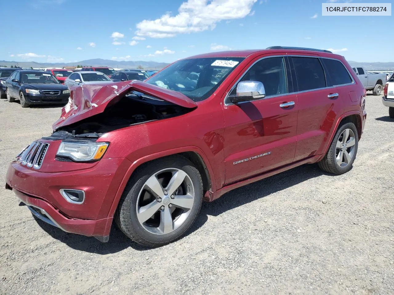 2015 Jeep Grand Cherokee Overland VIN: 1C4RJFCT1FC788274 Lot: 57579494