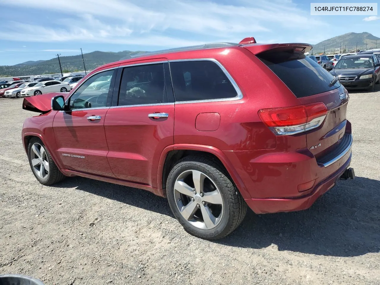 2015 Jeep Grand Cherokee Overland VIN: 1C4RJFCT1FC788274 Lot: 57579494