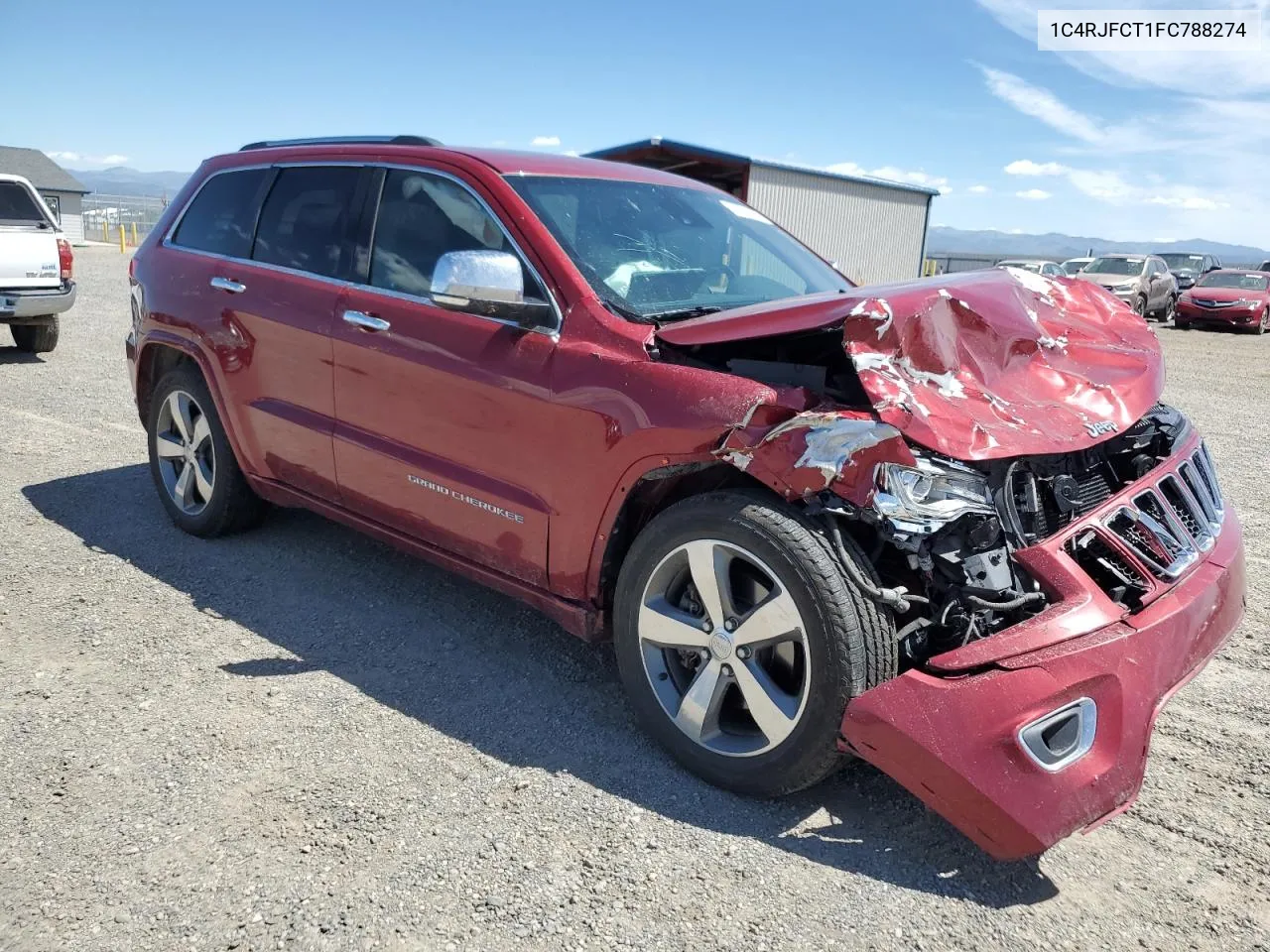 2015 Jeep Grand Cherokee Overland VIN: 1C4RJFCT1FC788274 Lot: 57579494