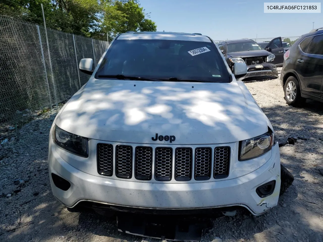 2015 Jeep Grand Cherokee Laredo VIN: 1C4RJFAG6FC121853 Lot: 58072354