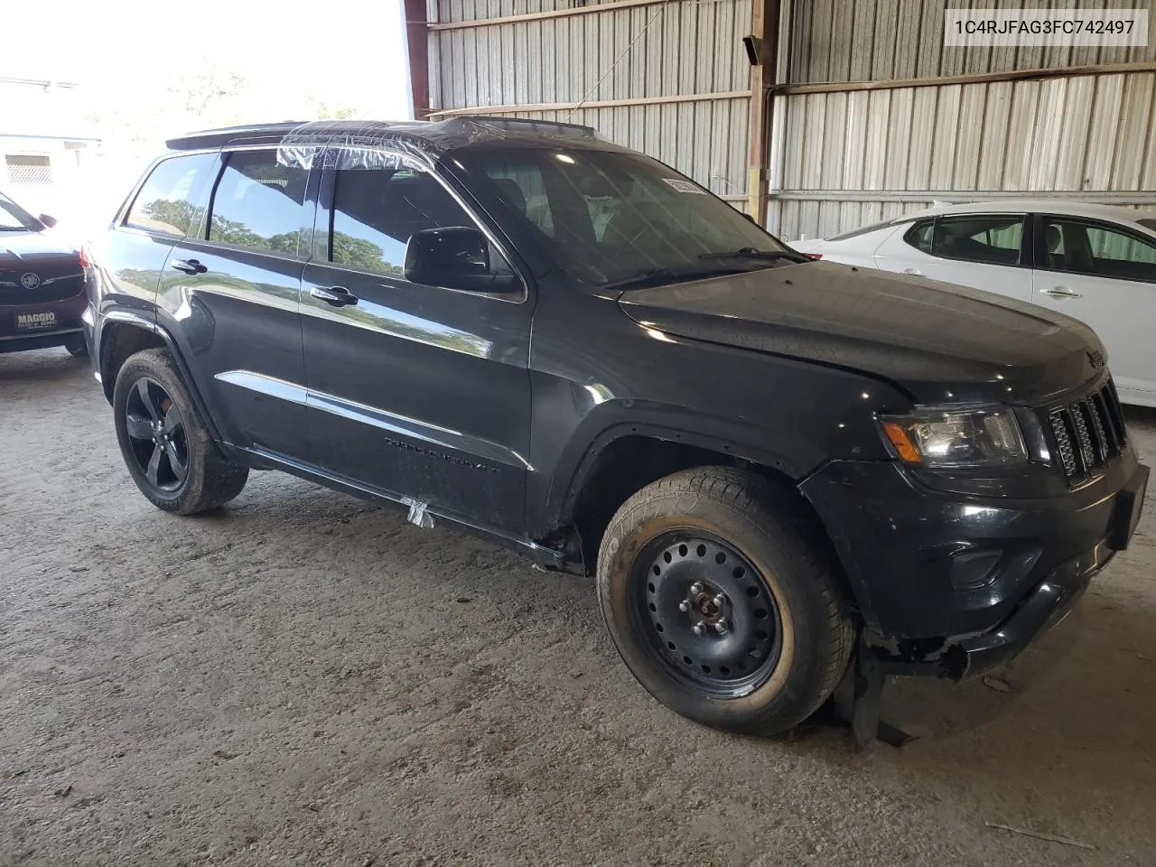 2015 Jeep Grand Cherokee Laredo VIN: 1C4RJFAG3FC742497 Lot: 58229824