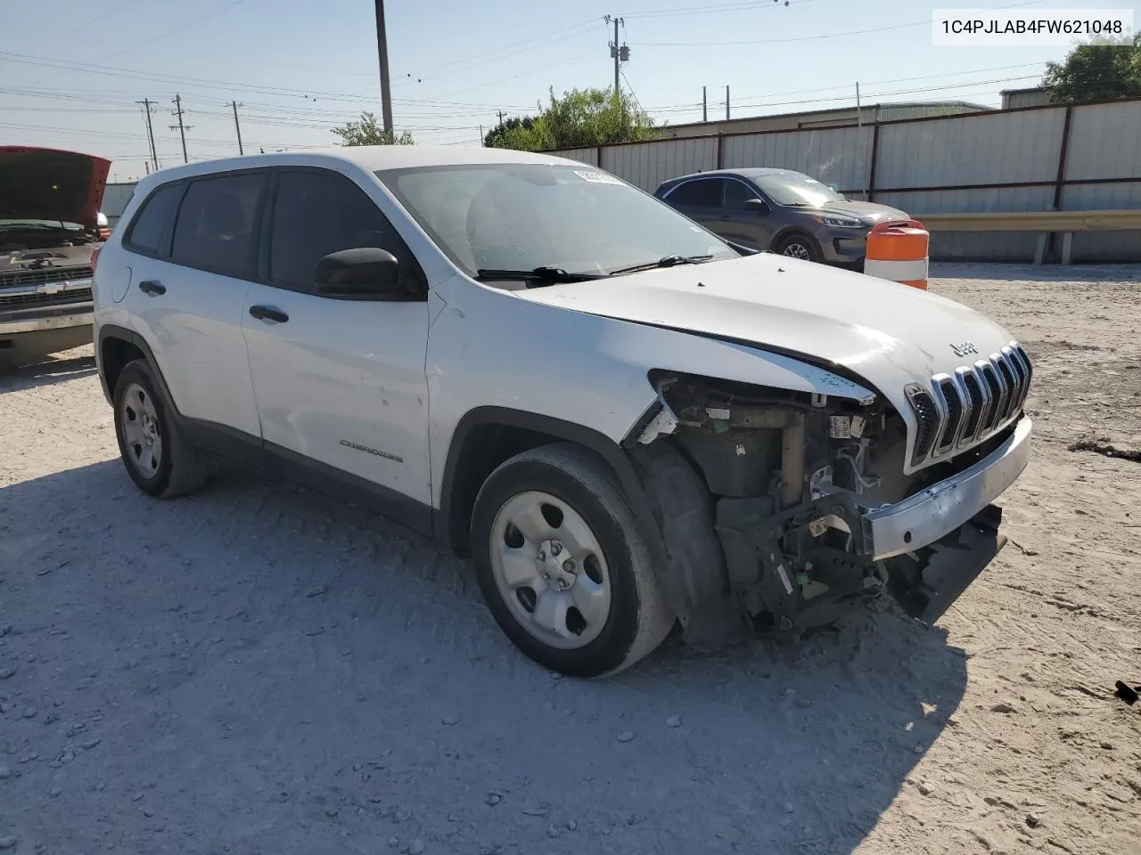 2015 Jeep Cherokee Sport VIN: 1C4PJLAB4FW621048 Lot: 58311714