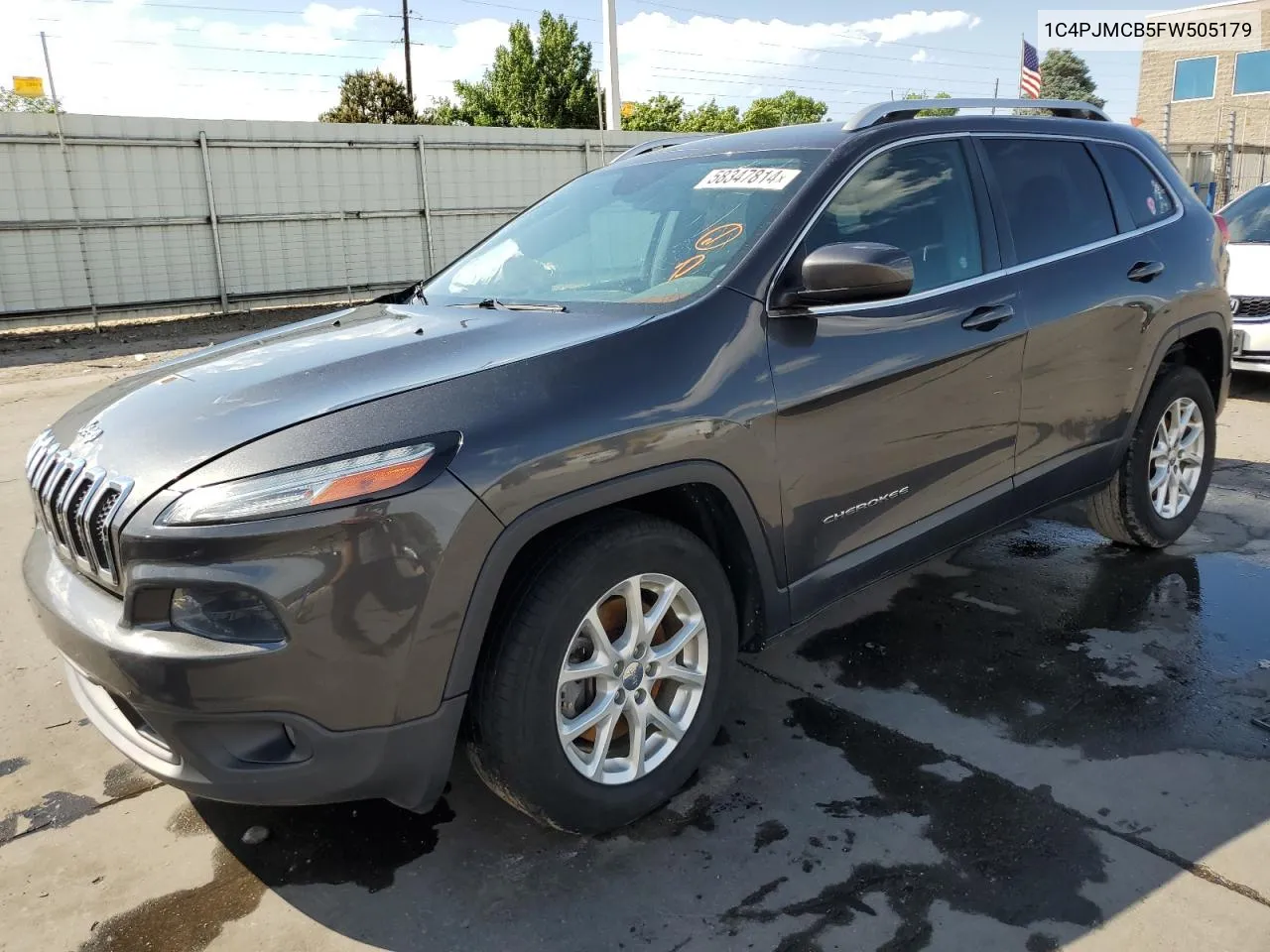 2015 Jeep Cherokee Latitude VIN: 1C4PJMCB5FW505179 Lot: 58347814