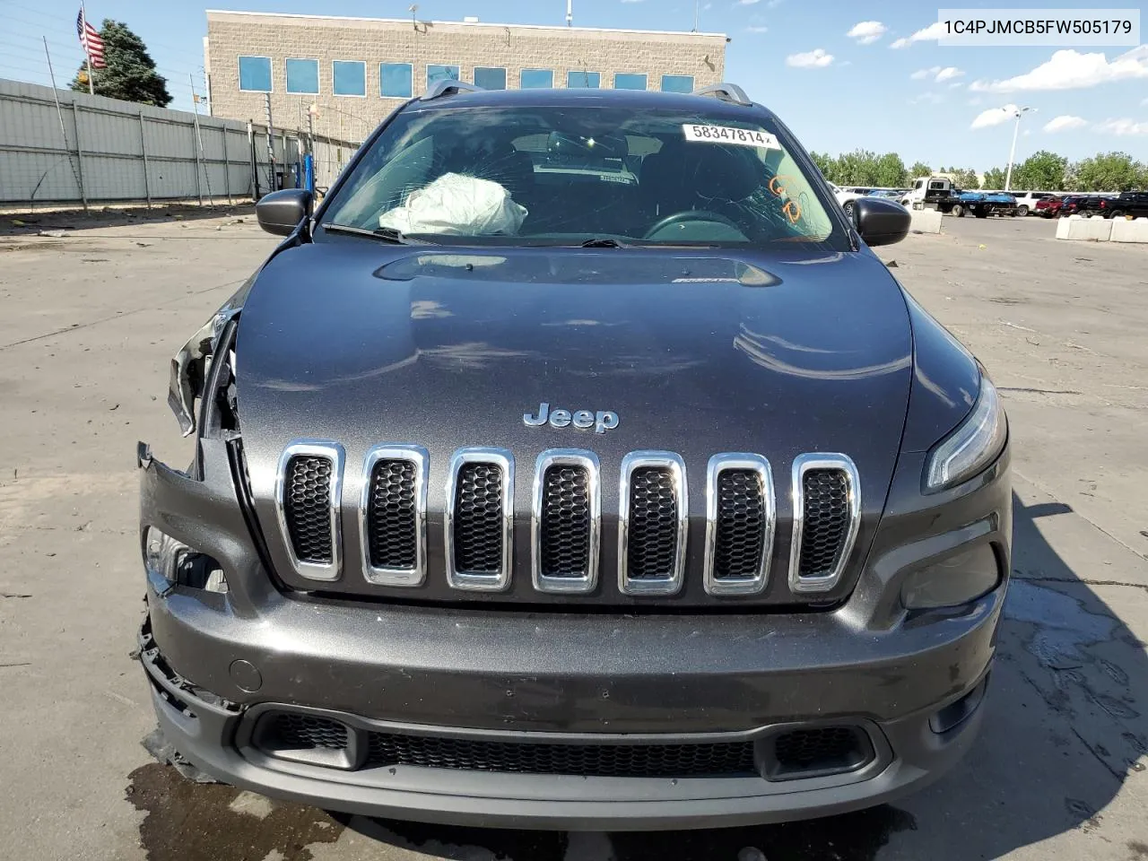 2015 Jeep Cherokee Latitude VIN: 1C4PJMCB5FW505179 Lot: 58347814