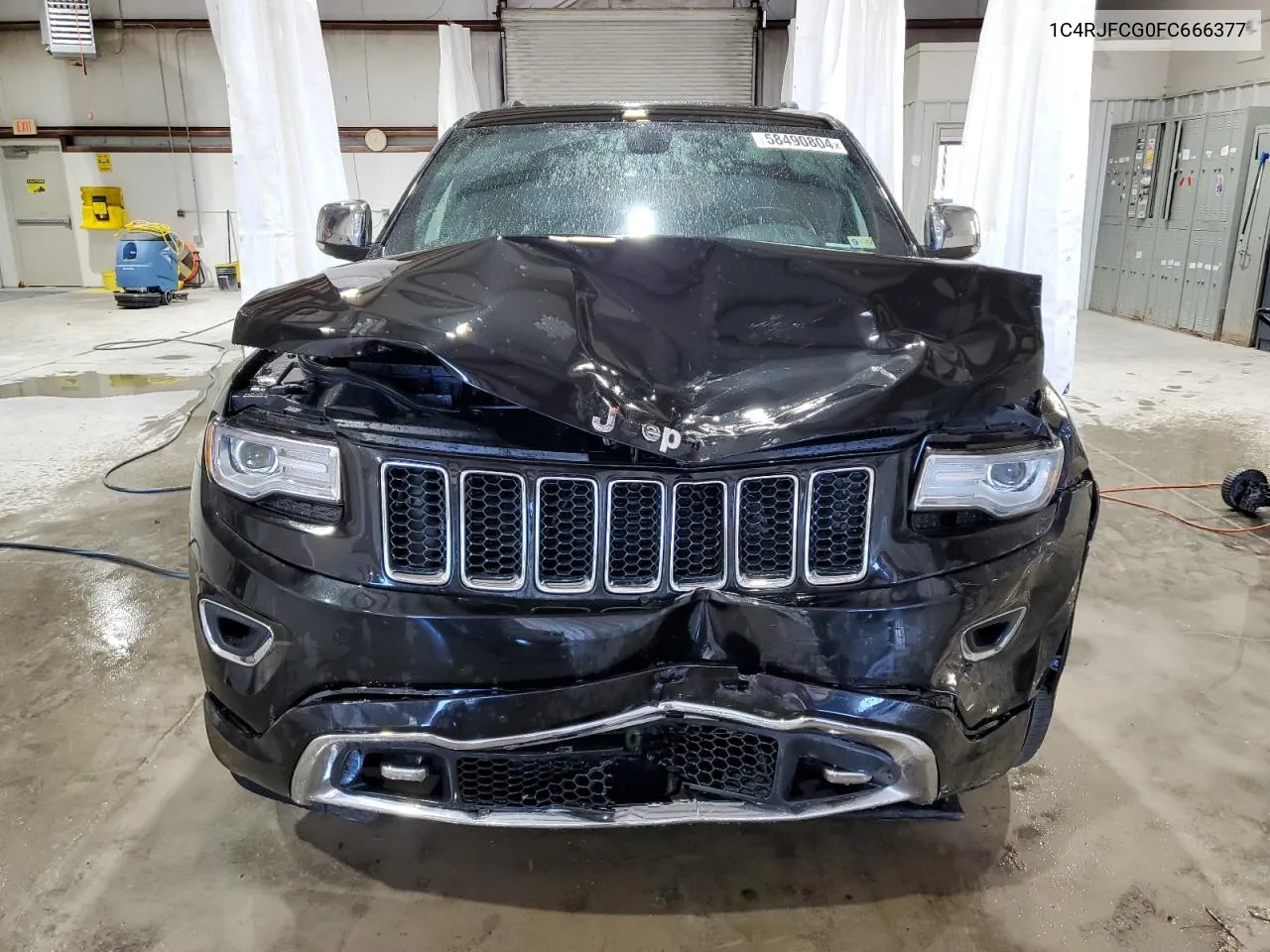 2015 Jeep Grand Cherokee Overland VIN: 1C4RJFCG0FC666377 Lot: 58490804