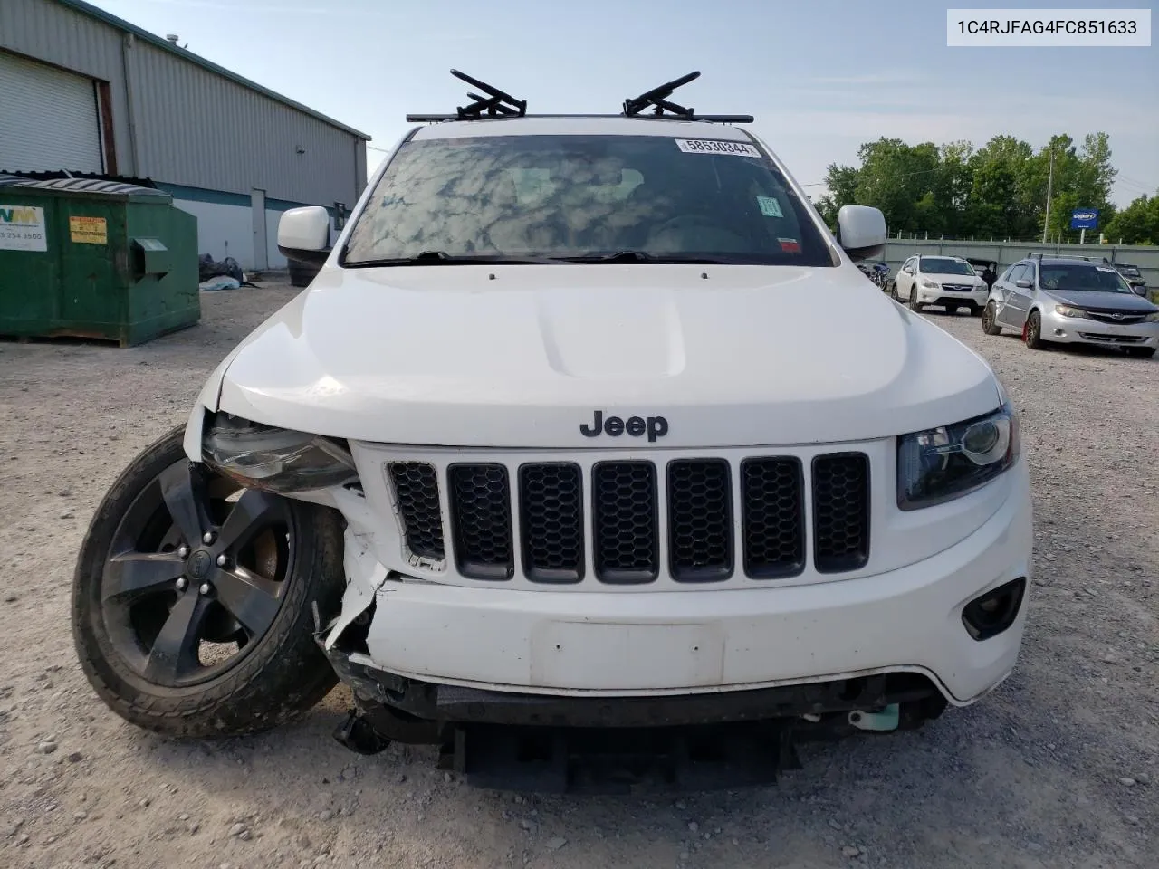 2015 Jeep Grand Cherokee Laredo VIN: 1C4RJFAG4FC851633 Lot: 58530344