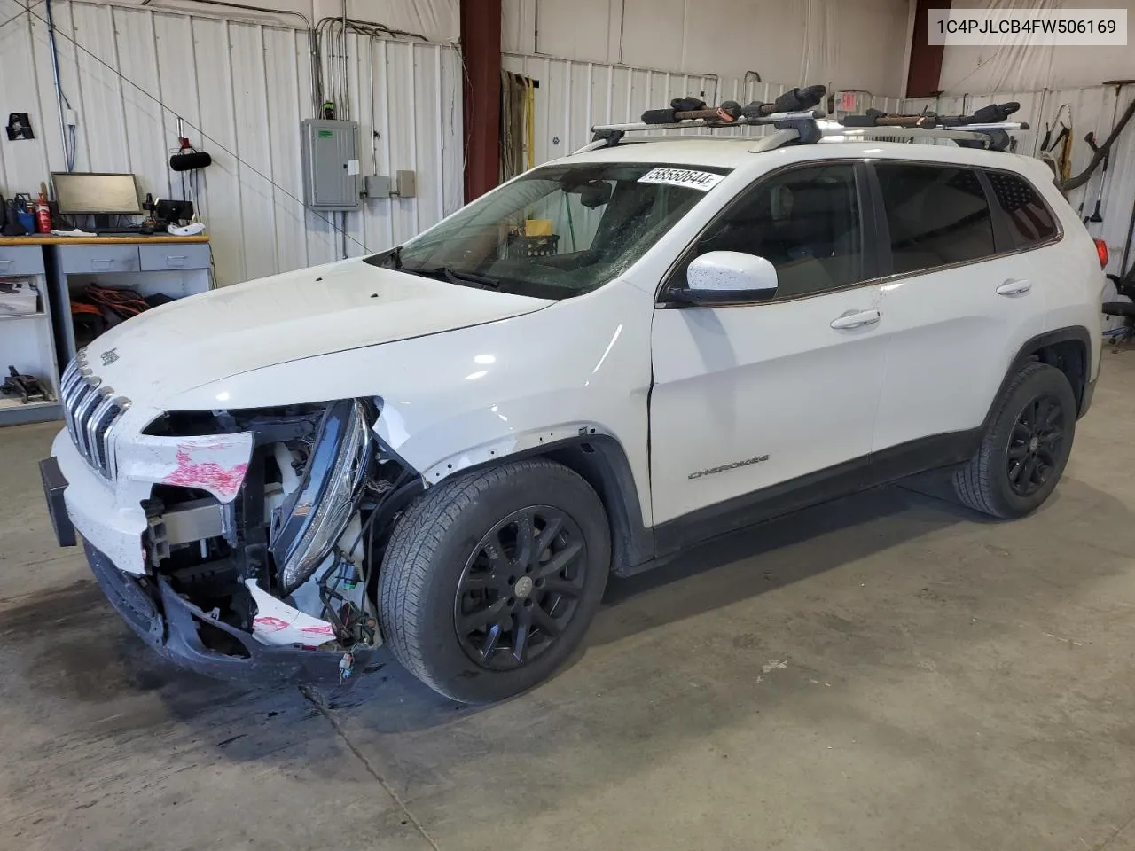 2015 Jeep Cherokee Latitude VIN: 1C4PJLCB4FW506169 Lot: 58550644