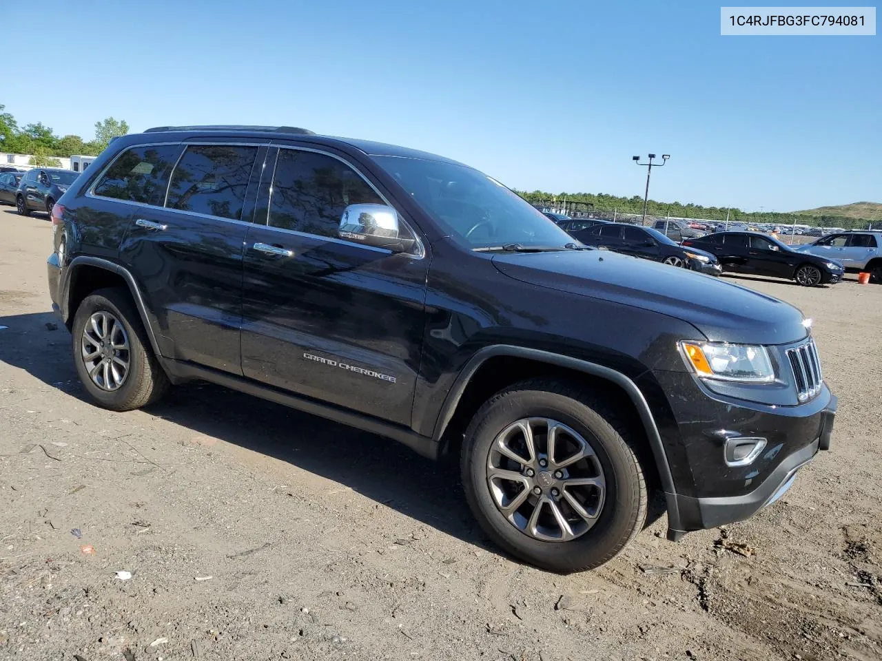 2015 Jeep Grand Cherokee Limited VIN: 1C4RJFBG3FC794081 Lot: 58644214