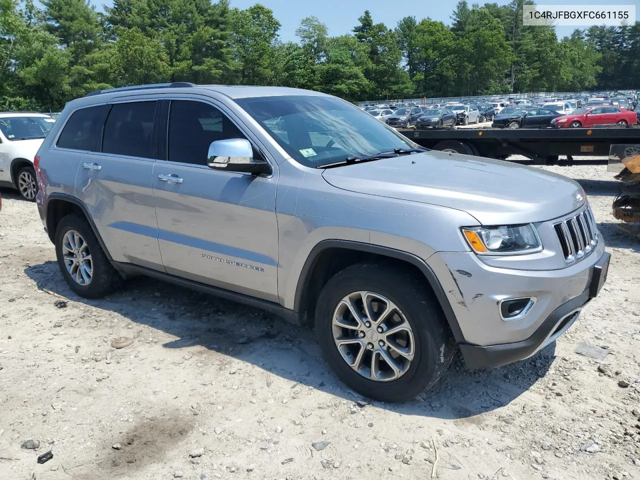 2015 Jeep Grand Cherokee Limited VIN: 1C4RJFBGXFC661155 Lot: 59199264