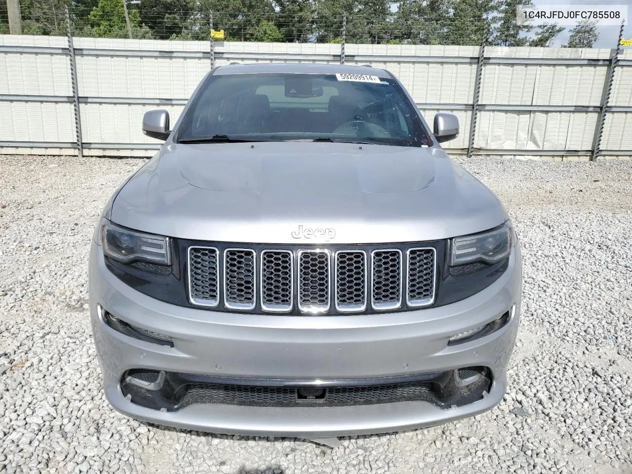 1C4RJFDJ0FC785508 2015 Jeep Grand Cherokee Srt-8