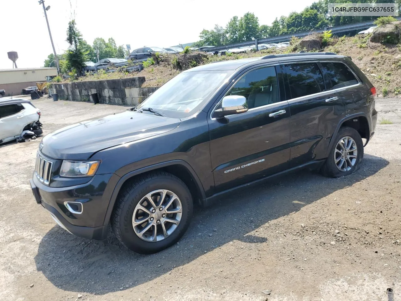 2015 Jeep Grand Cherokee Limited VIN: 1C4RJFBG9FC637655 Lot: 59556294