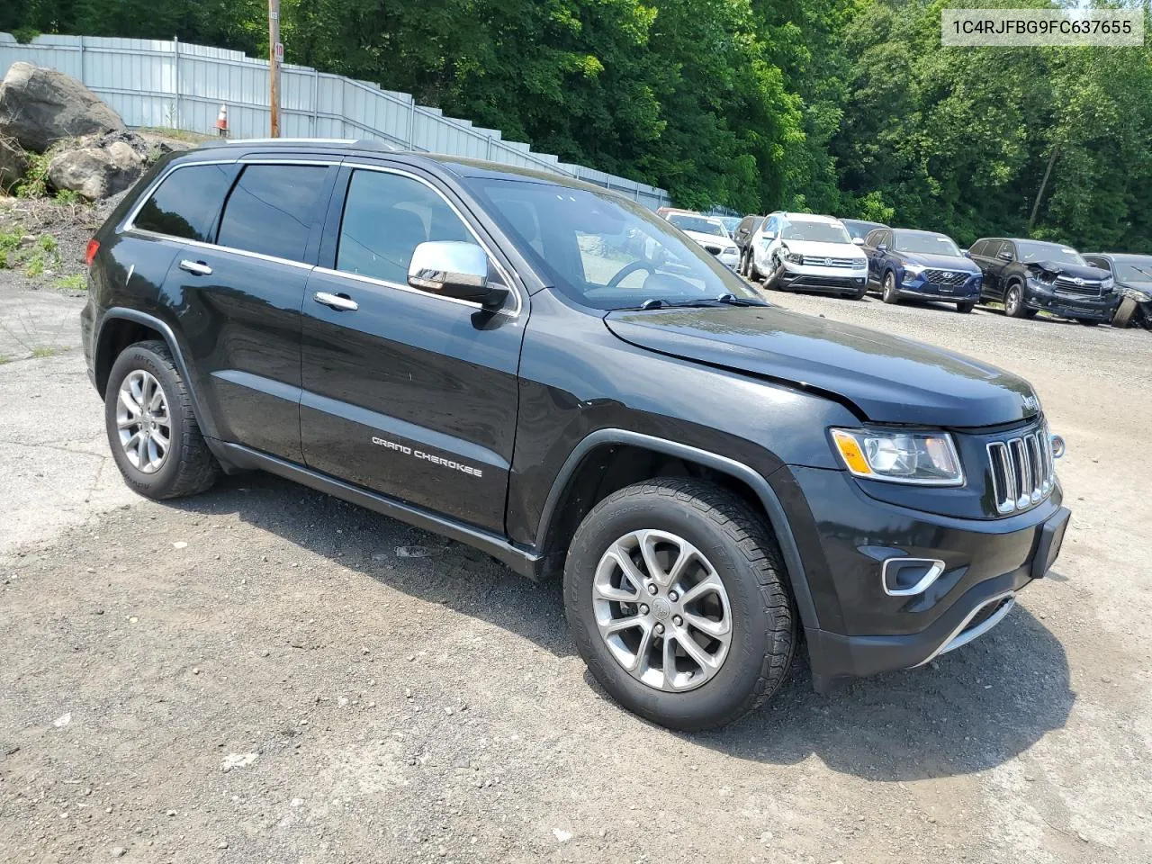 2015 Jeep Grand Cherokee Limited VIN: 1C4RJFBG9FC637655 Lot: 59556294