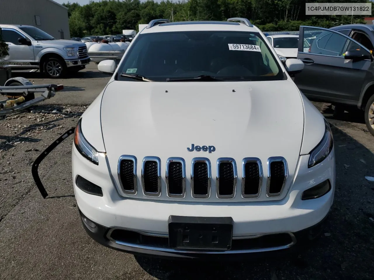 2015 Jeep Cherokee Limited VIN: 1C4PJMDB7GW131822 Lot: 59713684