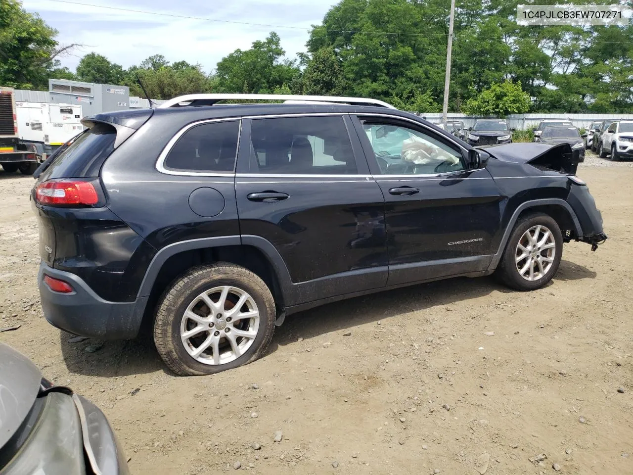 2015 Jeep Cherokee Latitude VIN: 1C4PJLCB3FW707271 Lot: 59839124