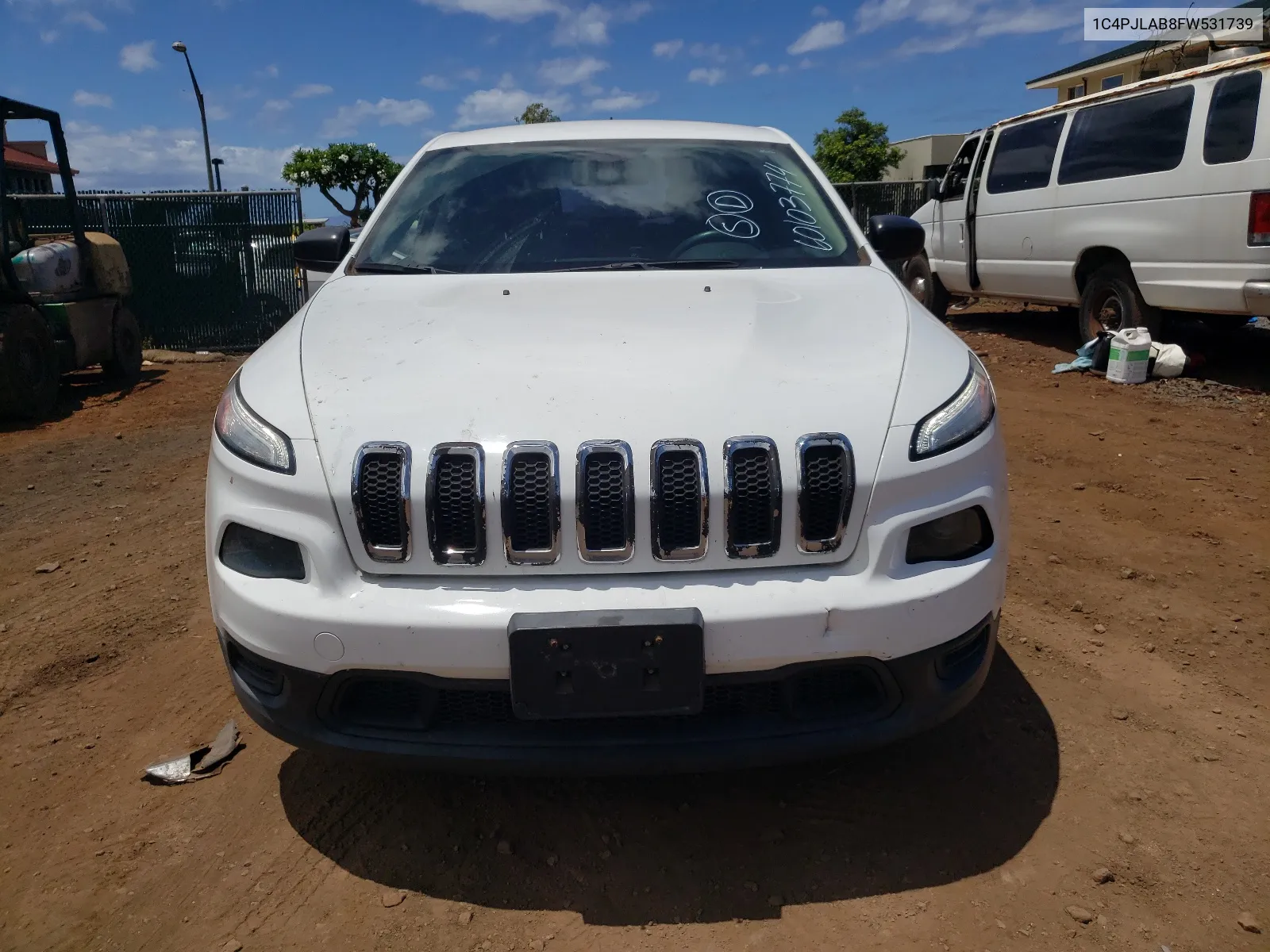 1C4PJLAB8FW531739 2015 Jeep Cherokee Sport