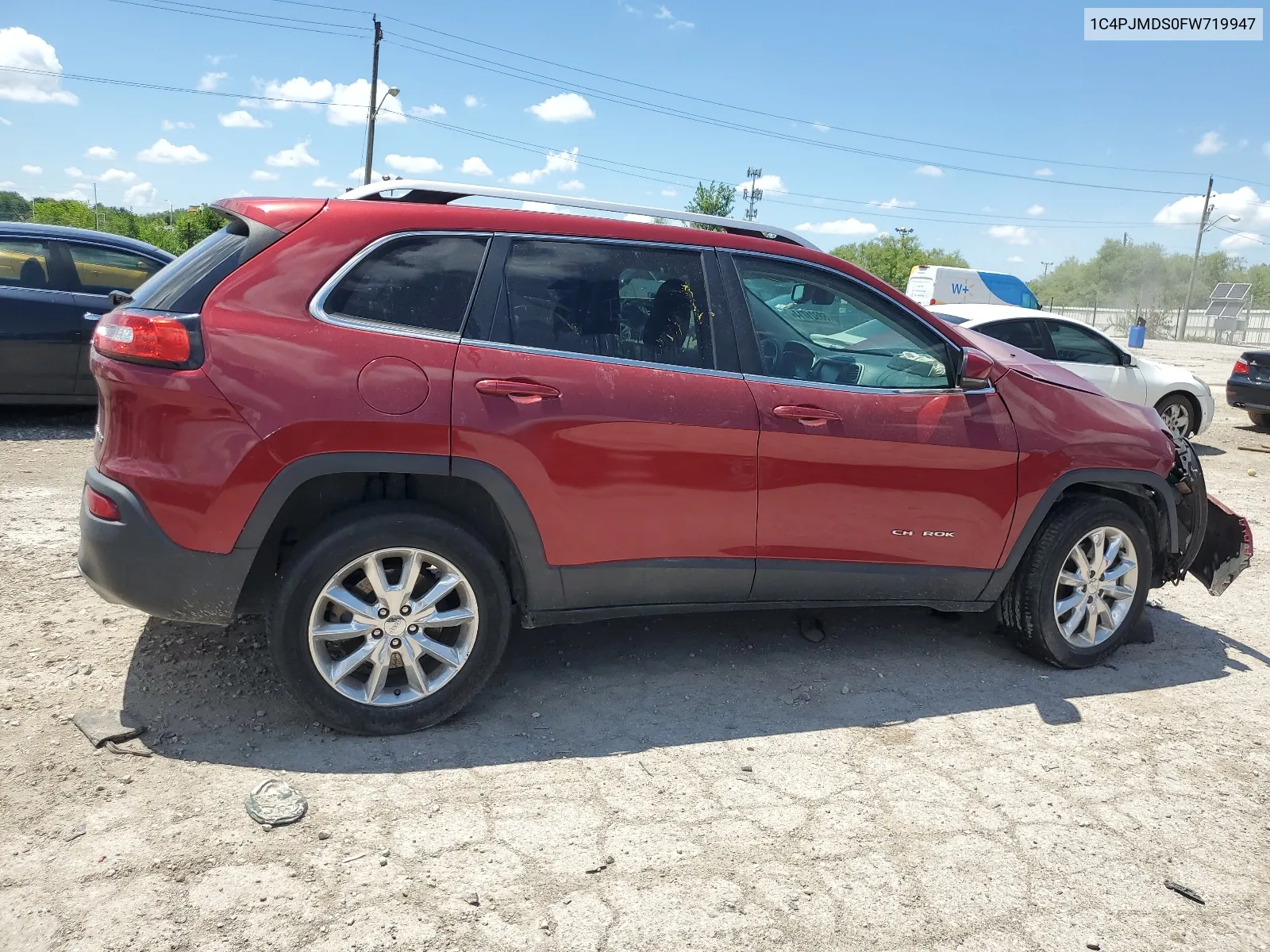 2015 Jeep Cherokee Limited VIN: 1C4PJMDS0FW719947 Lot: 60821714