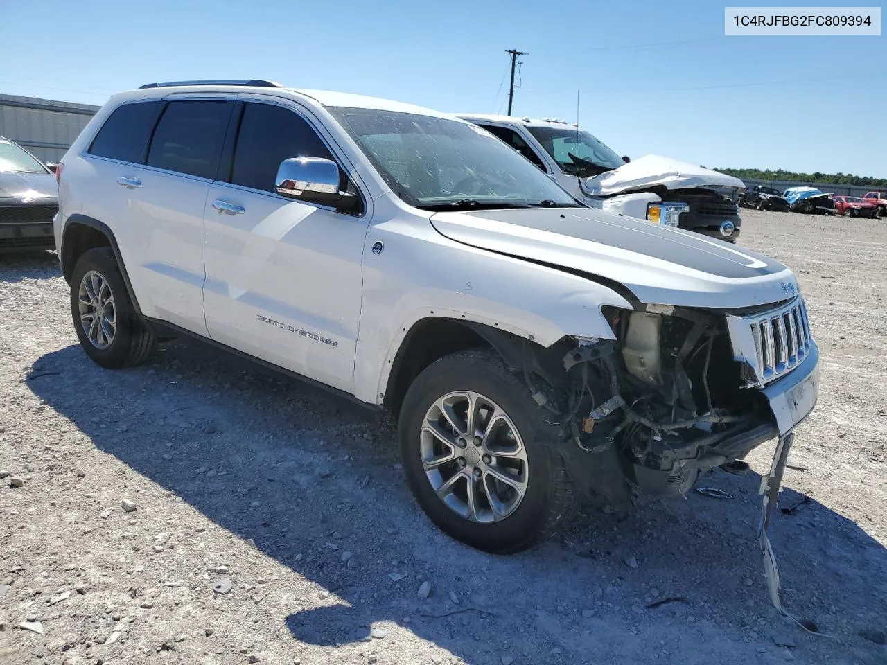 2015 Jeep Grand Cherokee Limited VIN: 1C4RJFBG2FC809394 Lot: 61031454