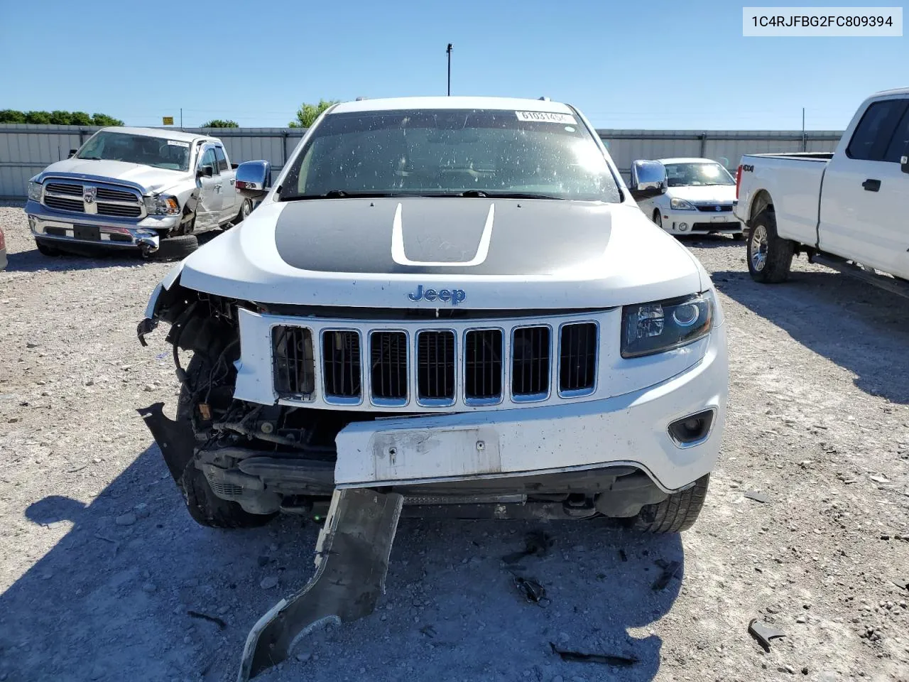 2015 Jeep Grand Cherokee Limited VIN: 1C4RJFBG2FC809394 Lot: 61031454