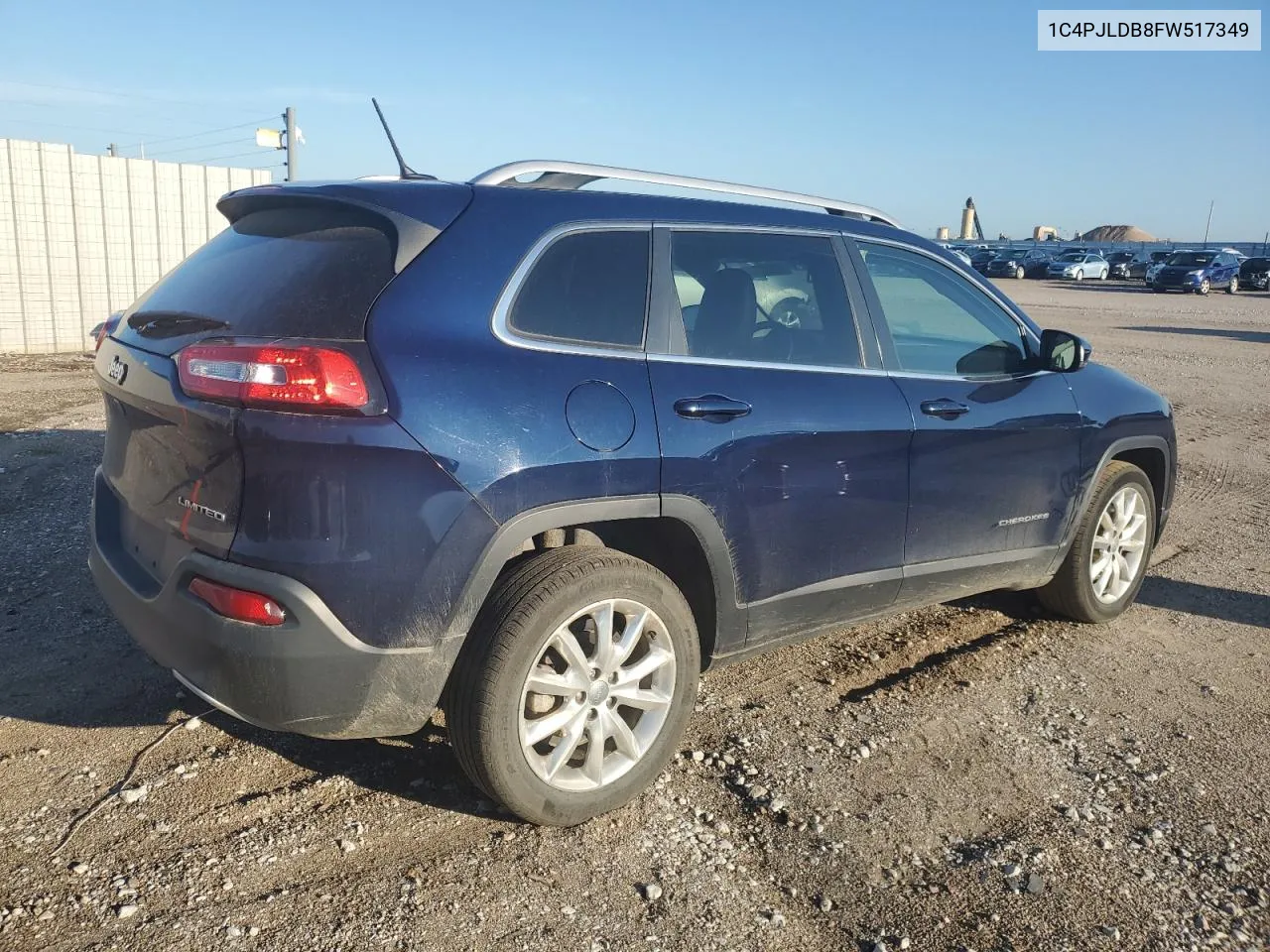 1C4PJLDB8FW517349 2015 Jeep Cherokee Limited