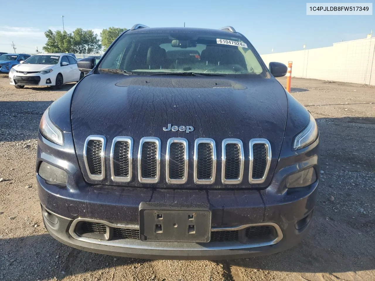 2015 Jeep Cherokee Limited VIN: 1C4PJLDB8FW517349 Lot: 61047924