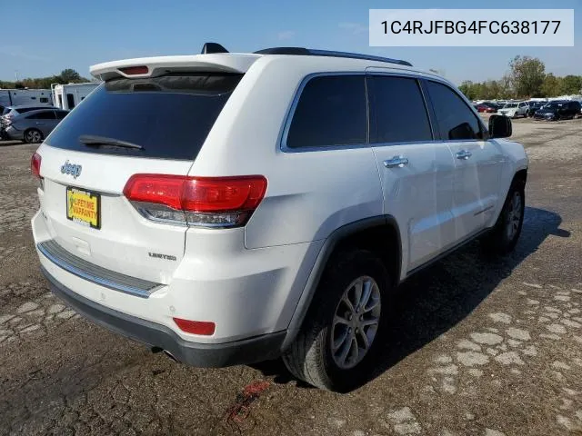 1C4RJFBG4FC638177 2015 Jeep Grand Cherokee Limited