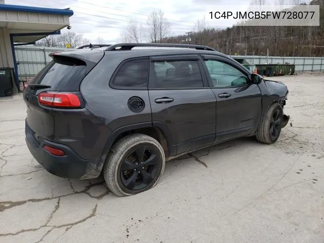 2015 Jeep Cherokee Latitude VIN: 1C4PJMCB5FW728077 Lot: 61377084