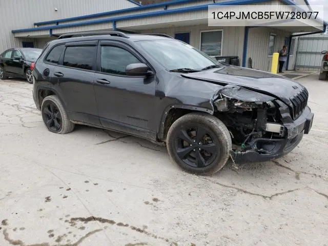 2015 Jeep Cherokee Latitude VIN: 1C4PJMCB5FW728077 Lot: 61377084