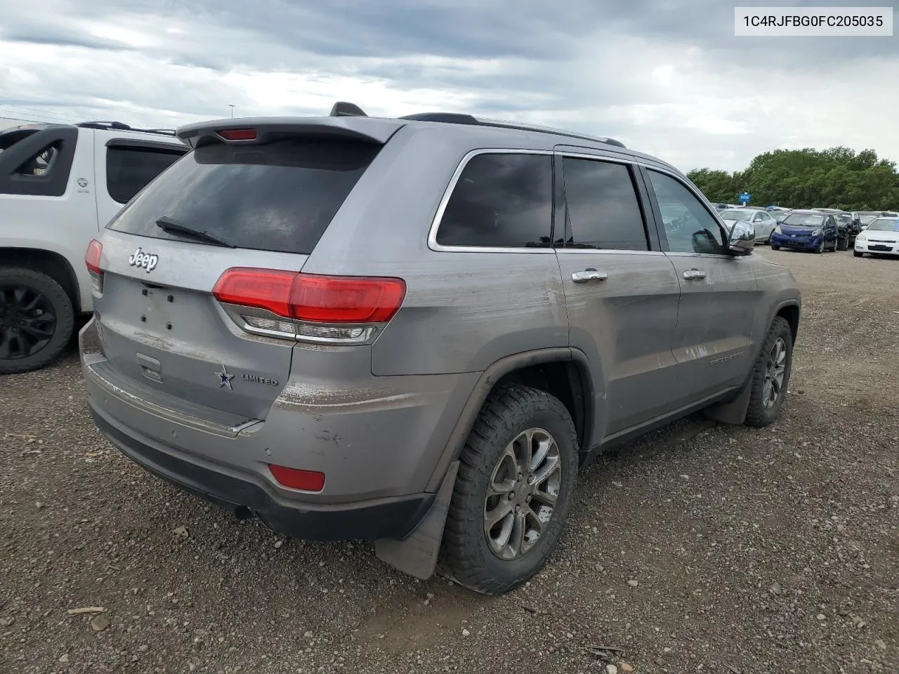 1C4RJFBG0FC205035 2015 Jeep Grand Cherokee Limited