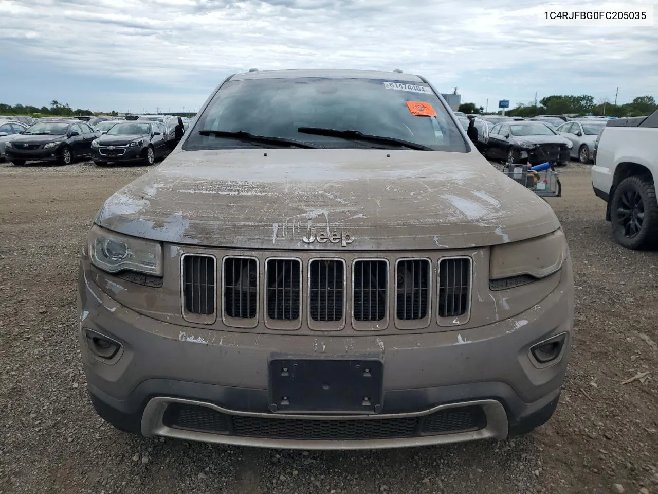 2015 Jeep Grand Cherokee Limited VIN: 1C4RJFBG0FC205035 Lot: 61474404