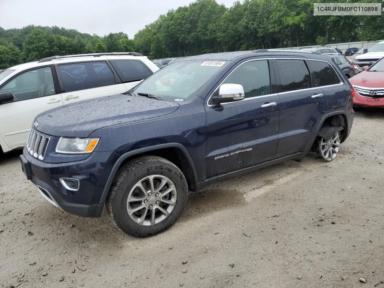 1C4RJFBM0FC110898 2015 Jeep Grand Cherokee Limited