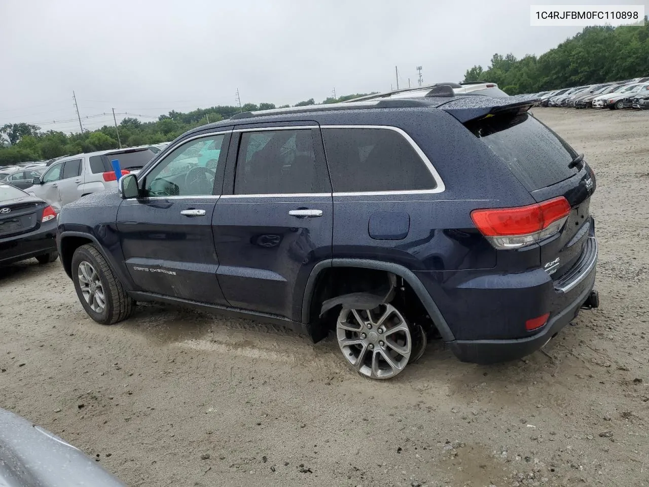 2015 Jeep Grand Cherokee Limited VIN: 1C4RJFBM0FC110898 Lot: 61651904