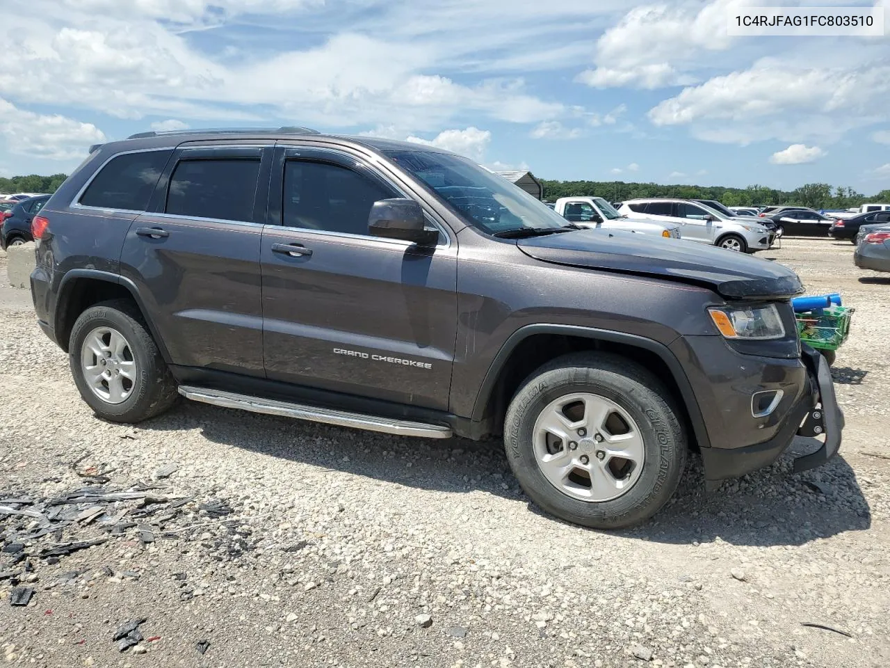 2015 Jeep Grand Cherokee Laredo VIN: 1C4RJFAG1FC803510 Lot: 61657584