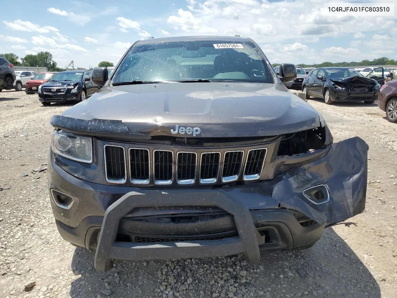 2015 Jeep Grand Cherokee Laredo VIN: 1C4RJFAG1FC803510 Lot: 61657584