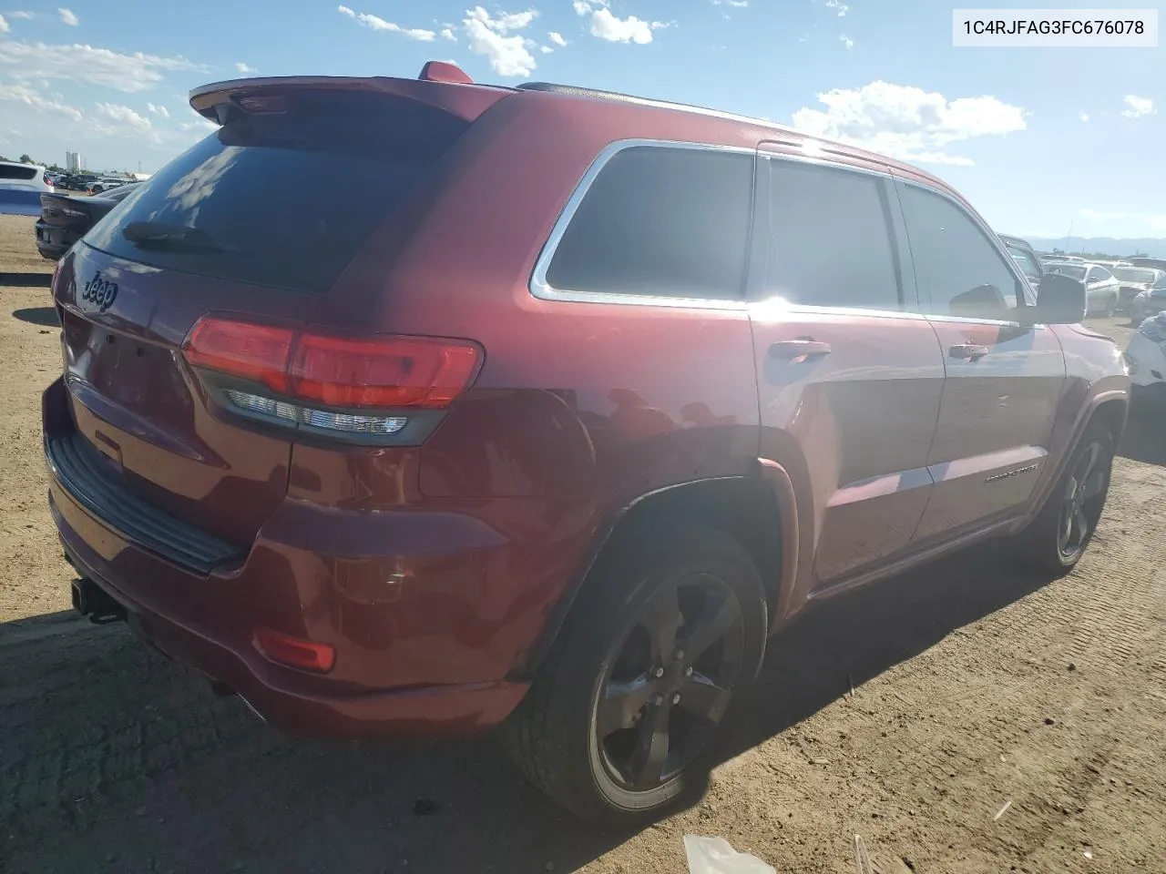 1C4RJFAG3FC676078 2015 Jeep Grand Cherokee Laredo