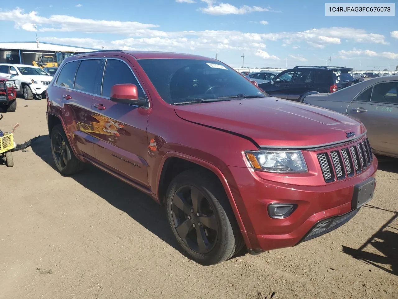 2015 Jeep Grand Cherokee Laredo VIN: 1C4RJFAG3FC676078 Lot: 61757154