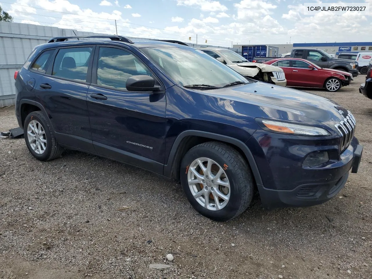 1C4PJLAB2FW723027 2015 Jeep Cherokee Sport