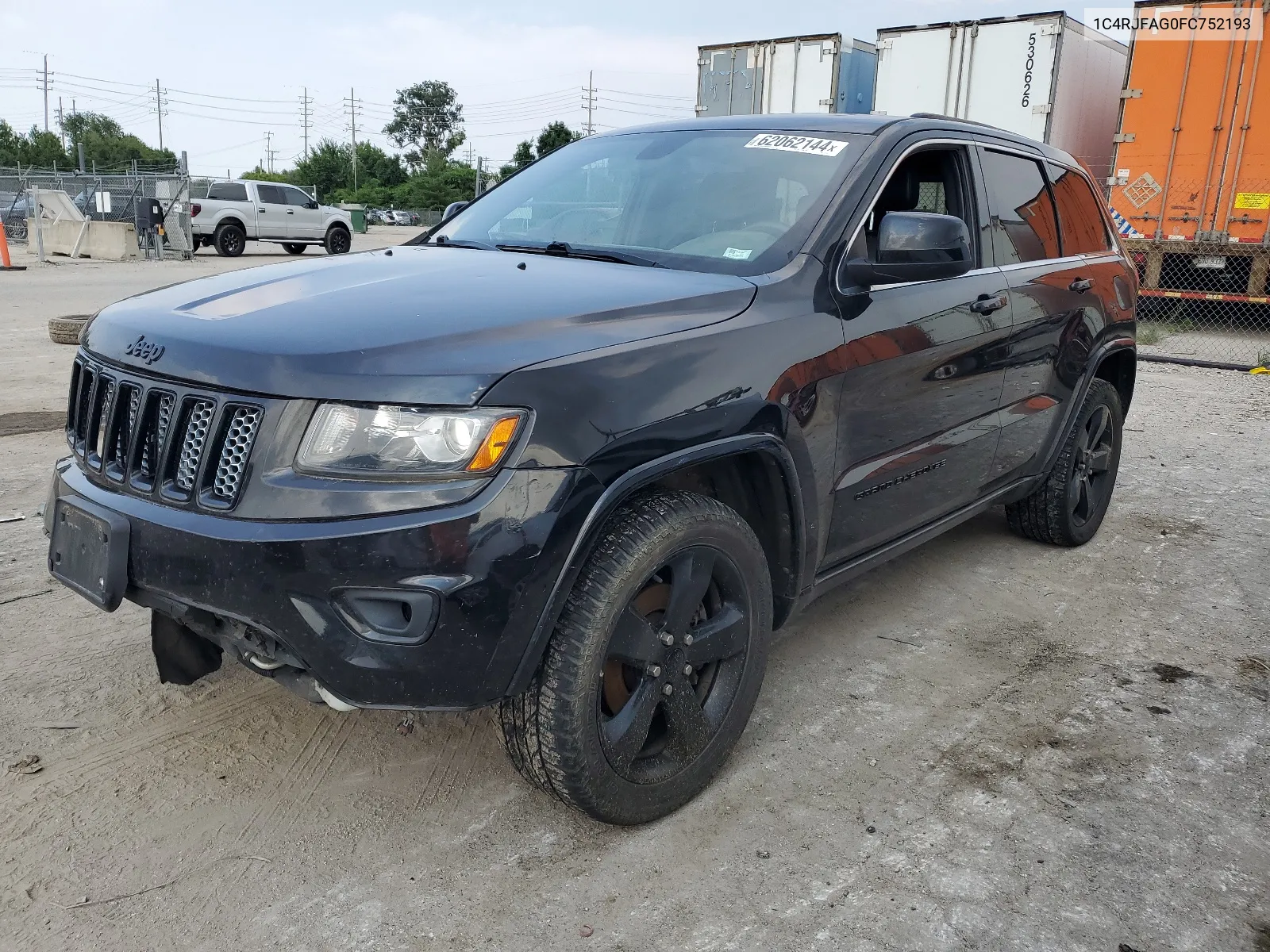 2015 Jeep Grand Cherokee Laredo VIN: 1C4RJFAG0FC752193 Lot: 62062144