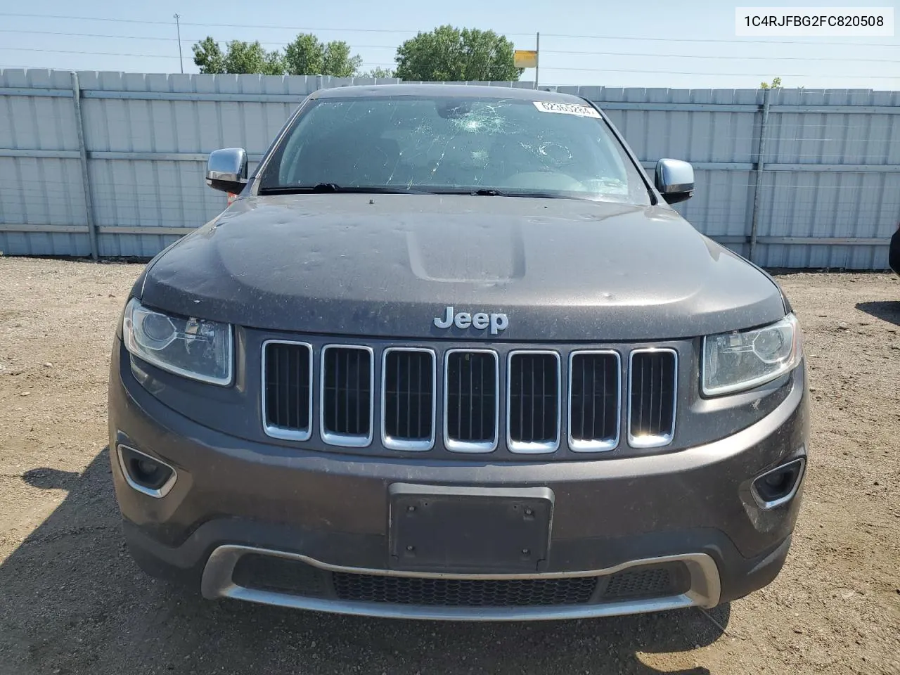 2015 Jeep Grand Cherokee Limited VIN: 1C4RJFBG2FC820508 Lot: 62365284